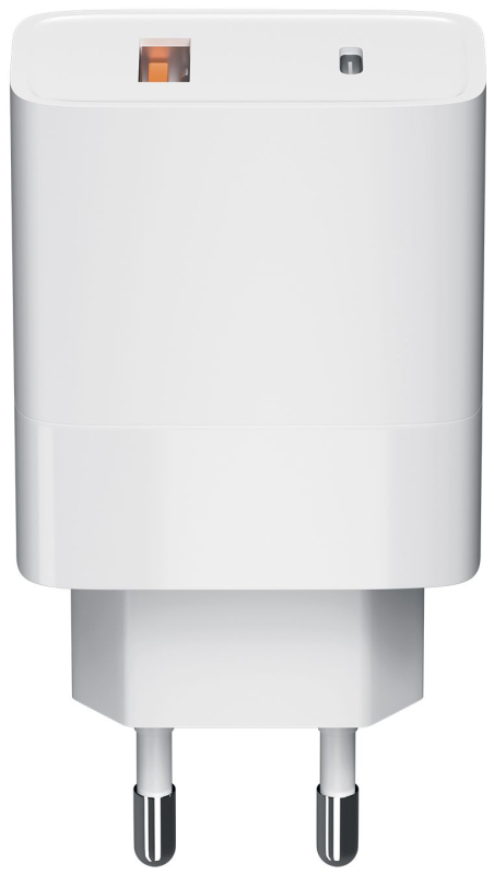 Сетевое зарядное устройство moonfish USB-A + USB-C, PD, 30 Вт, белый Фото-2