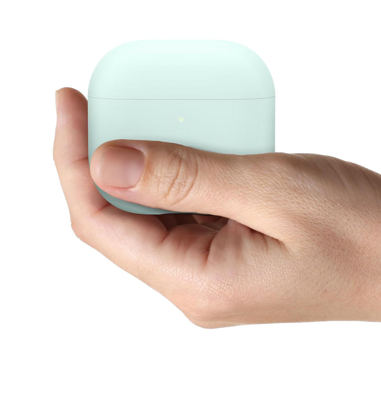 Чехол Elago Liquid Hybrid Сase для AirPods 4, силикон, мятный Фото-2