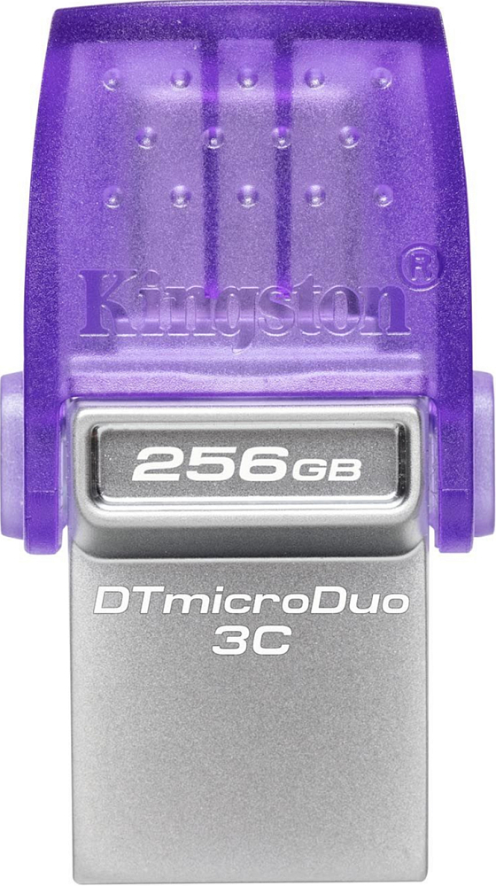 

Kingston Флеш-накопитель DataTraveler MicroDuo 3C, 256 Гб, фиолетовый
