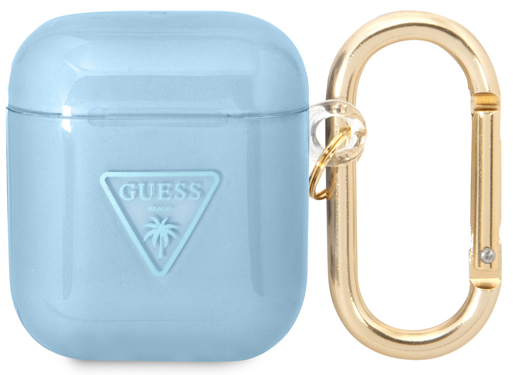 

Guess Чехол для Airpods 1/2, голубой