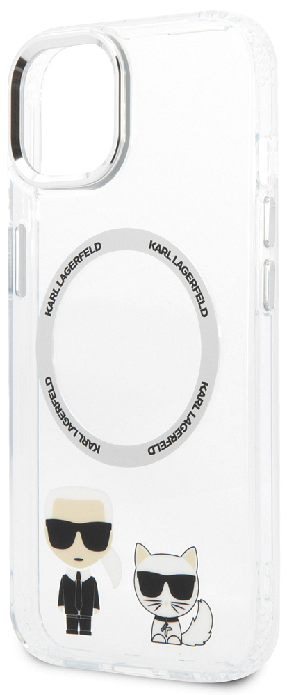 

Karl Lagerfeld Чехол & Choupette для iPhone 13 MagSafe, прозрачный