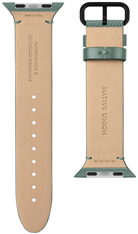 Ремешок Native Union (RE)Classic Strap для Apple Watch 42/44 мм, зеленый Фото-3
