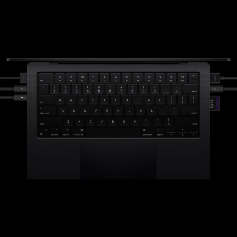 Apple MacBook Pro 16" (M4 Max 16C CPU, 40C GPU, 2024) 128 ГБ, 1 ТБ SSD, серебристый Фото-8