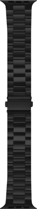 Ремешок moonfish для Apple Watch 42/44/45/46/49 мм, сталь, черный