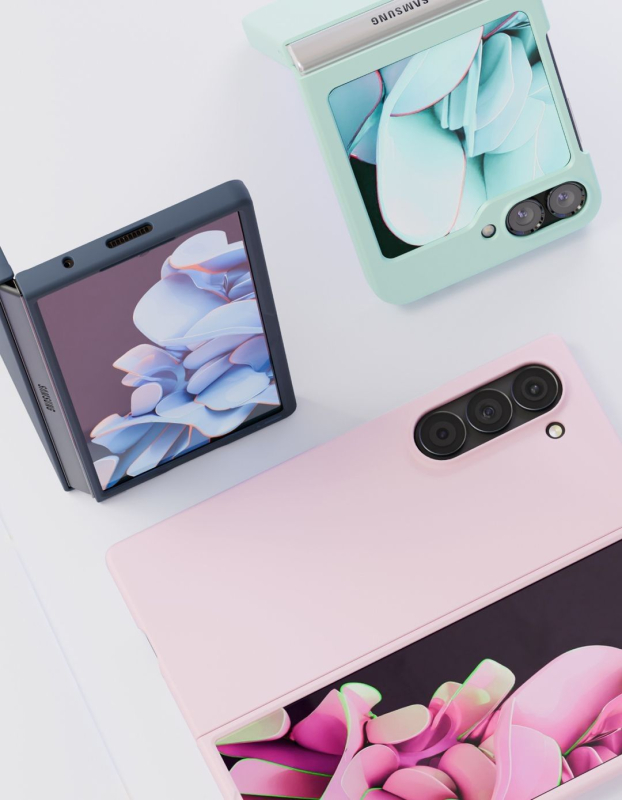 Чехол VLP Flex Case для Z Fold6, темно-синий Фото-5