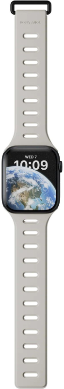 Ремешок Native Union Active Strap для Apple Watch 38/40/41 мм, S, силикон, оранжевый+серый Фото-5
