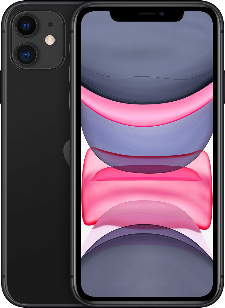 iPhone 11, 256 ГБ, черный
