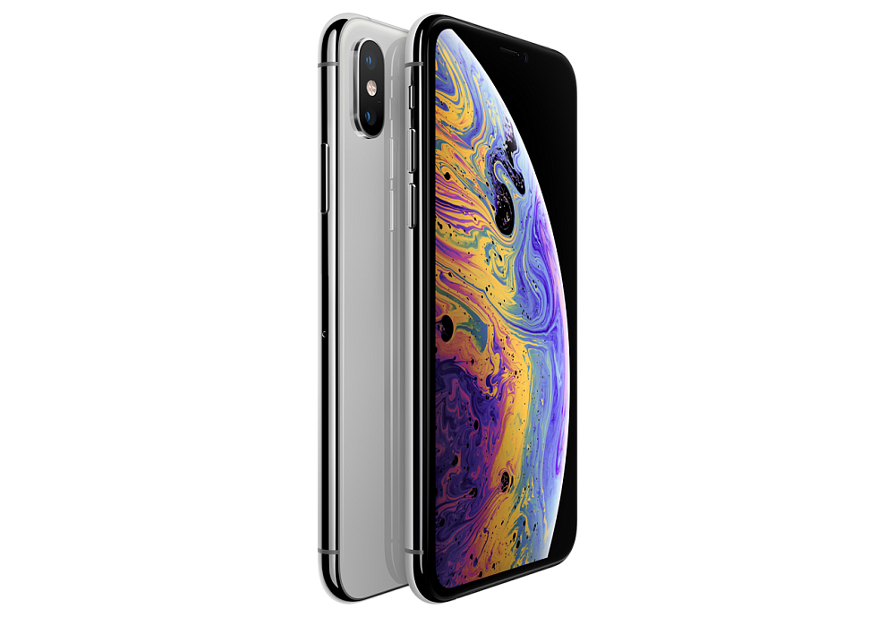 iPhone XS, 64 ГБ, серебристый