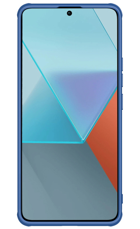 Чехол Nillkin Frosted Shield Pro для Redmi Note 13 Pro plus, синий Фото-4