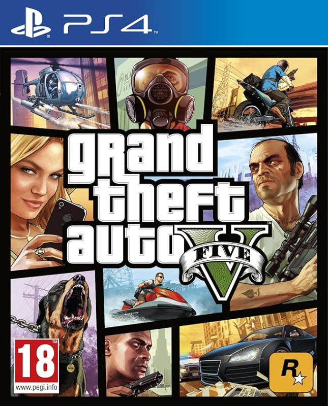 Игра для PS4 Grand Theft Auto V, русские субтитры