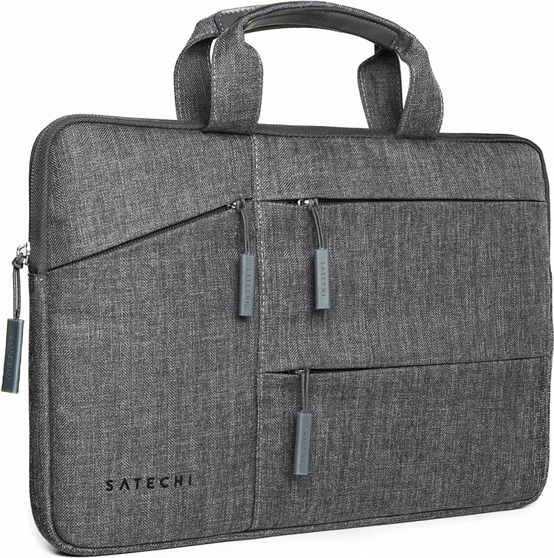 Сумка Satechi Water-Resistant для ноутбуков до 13", нейлон, серый Фото-3