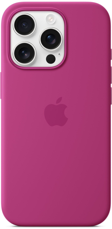 Чехол Apple для iPhone 16 Pro Silicone MagSafe, фуксия Фото-3