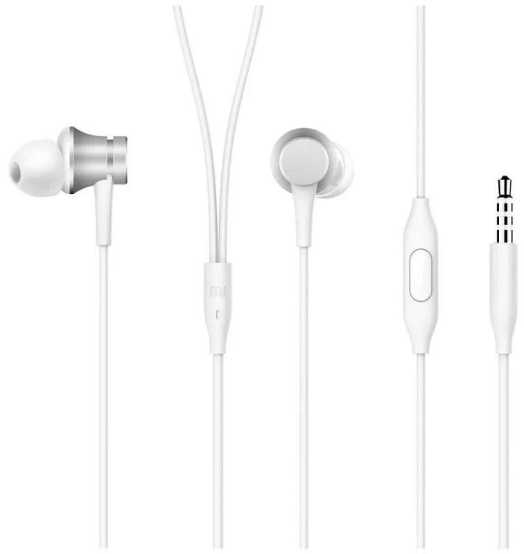 Наушники Xiaomi In-Ear Headphones Basic серебристый Фото-2