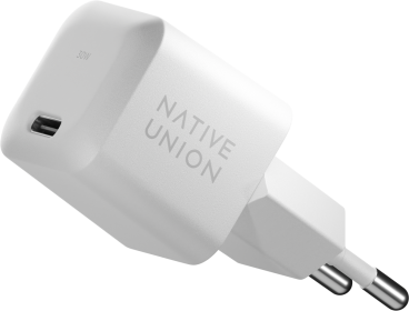 Сетевое зарядное устройство Native Union Fast GaN Charger USB-C, PD, 30Вт, белый