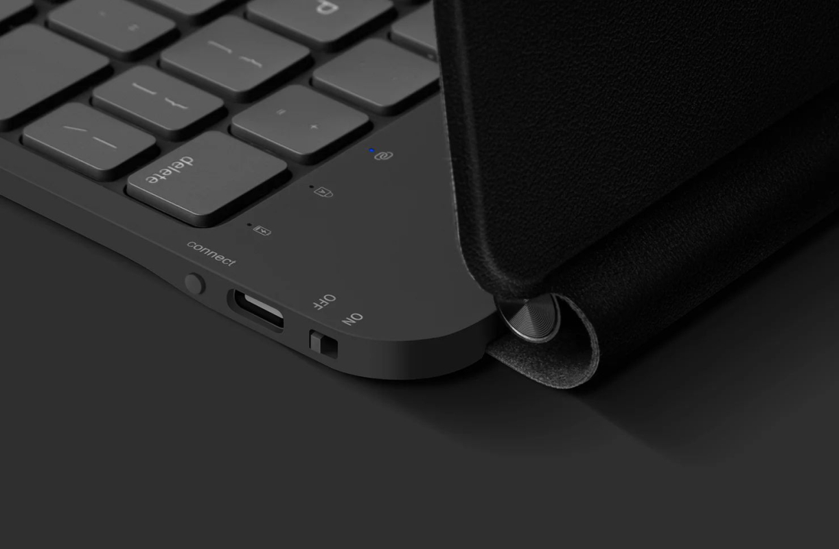Чехол-клавиатура Uniq Venno для iPad Pro 13 (2024), черный Фото-6