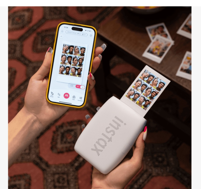 Принтер портативный FUJIFILM Instax Mini Link 3, розовый Фото-9