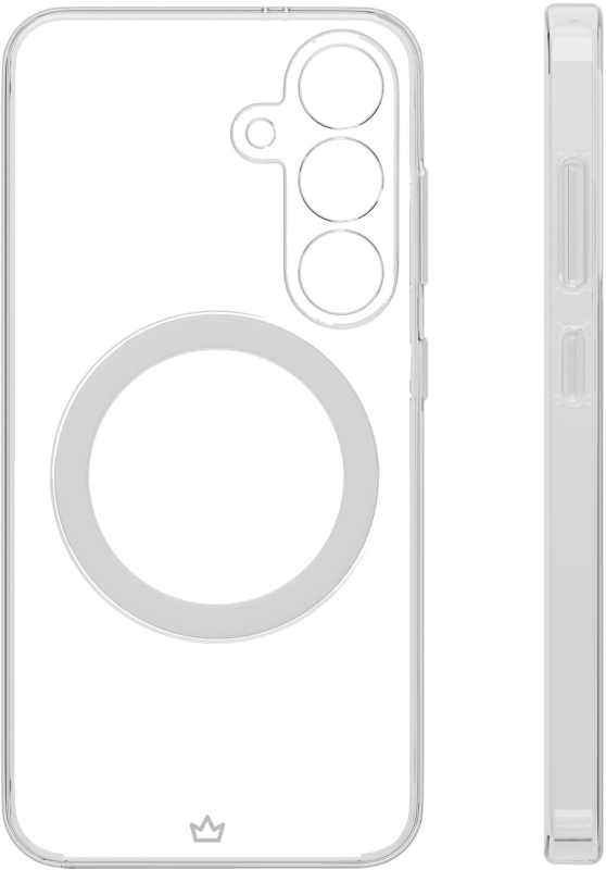 Чехол VLP Puro Case MagSafe для Galaxy S25, поликарбонат, прозрачный Фото-4