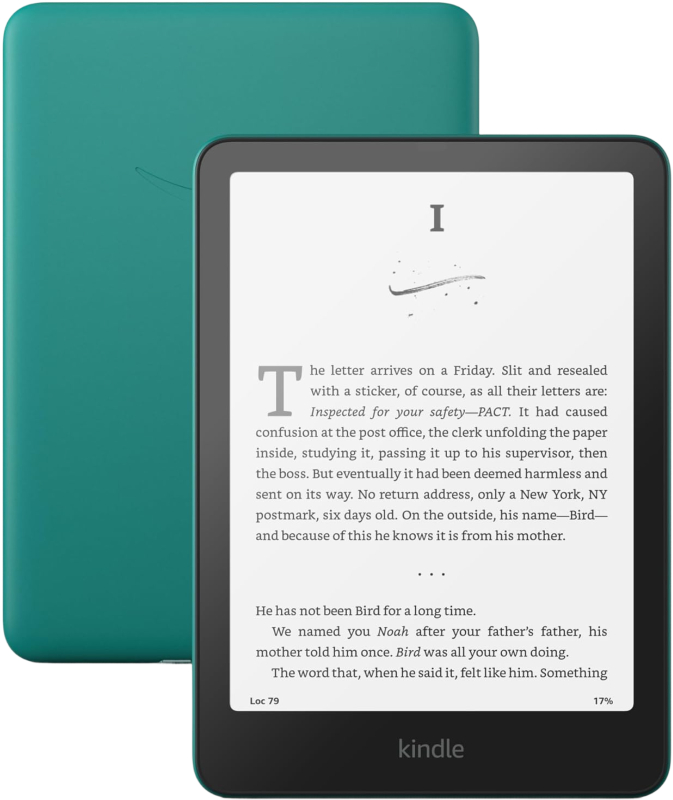 Электронная книга Amazon Kindle PaperWhite 2024 (с рекламой), 16 ГБ, нефритовый