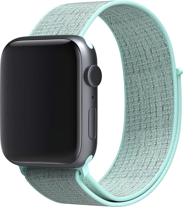 Ремешок moonfish для Apple Watch 38/40/41/42 мм, нейлон, бирюзовый