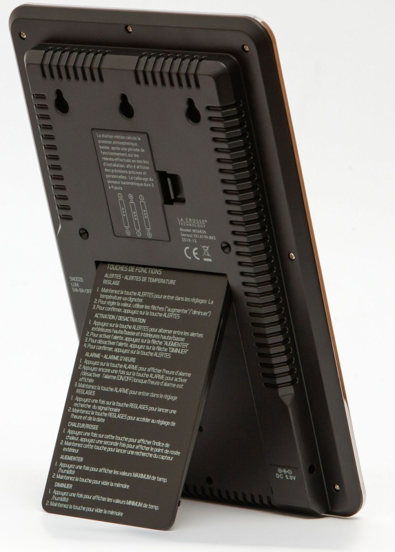 Метеостанция LaCrosse WS6835, черный Фото-4