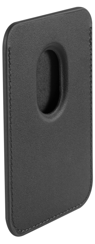 Чехол-бумажник moonfish MagSafe, экокожа, черный Фото-3