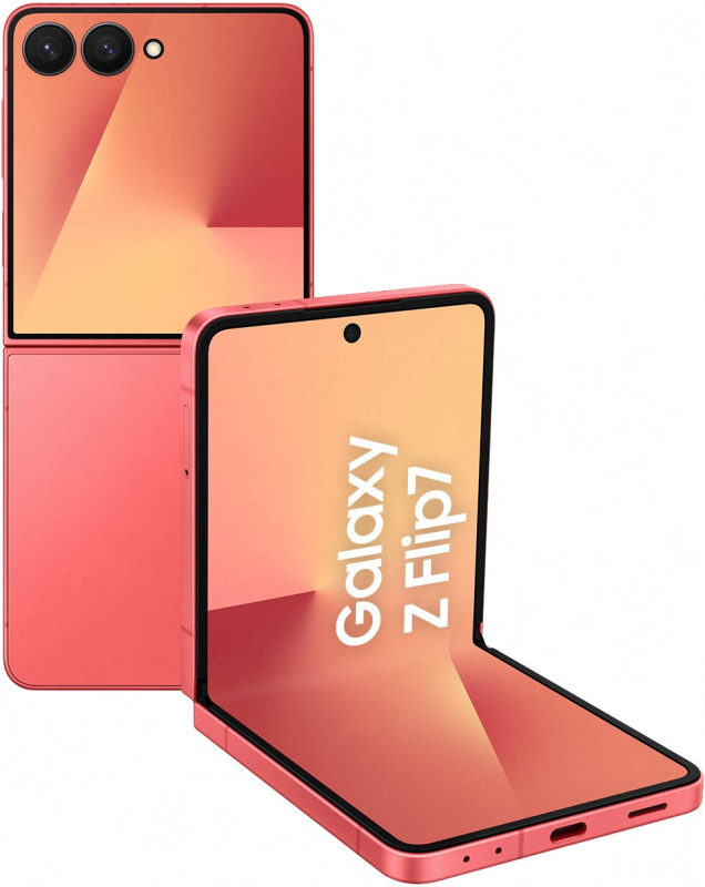 Смартфон Samsung Galaxy Z Flip7 256 ГБ коралловый