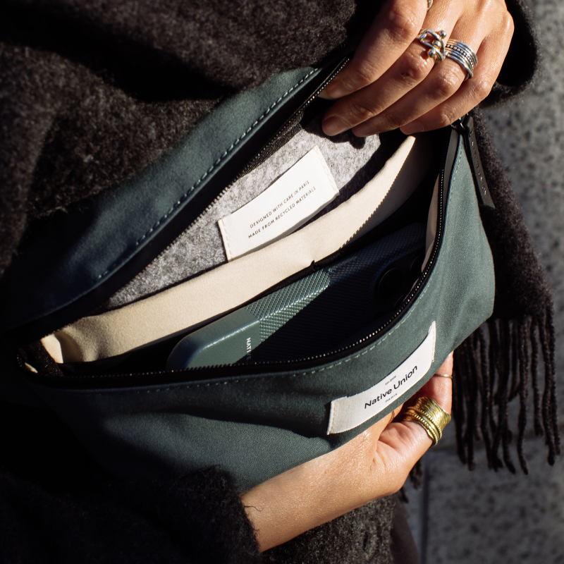 Сумка поясная Native Union W.F.A. Crossbody Pouch, зеленый Фото-5