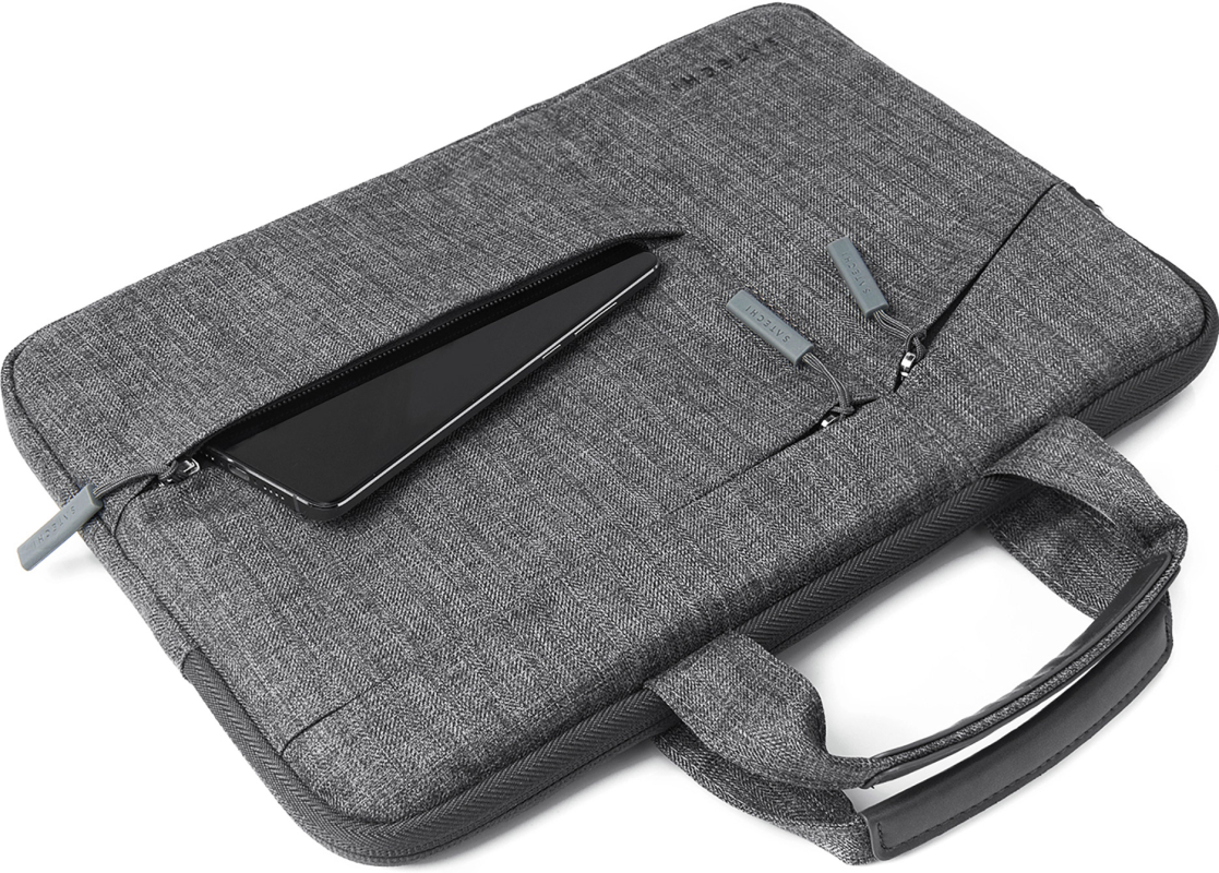 Сумка Satechi Water-Resistant для ноутбуков до 13", нейлон, серый Фото-7