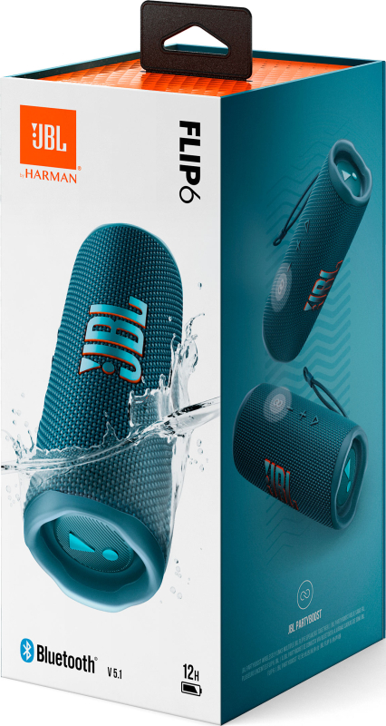 Портативная акустика JBL Flip 6, синий Фото-5