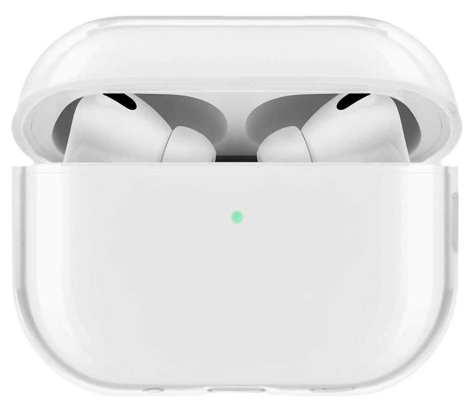Чехол moonfish для AirPods Pro 2, пластик, прозрачный