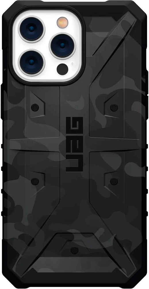 

UAG Чехол Pathfinder SE для iPhone 14 Pro Max, чёрный камуфляж