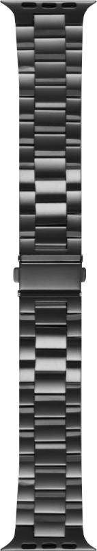 Ремешок moonfish для Apple Watch 42/44/45/46/49 мм, сталь, серый