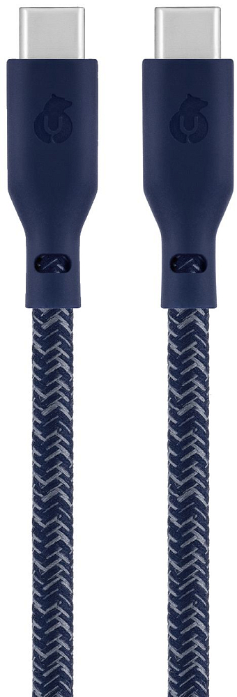 

Кабель uBear Trend Cable USB-C - USB-C, 1.2 м, нейлон, синий, Кабель Trend Cable USB-C - USB-C, 1.2 м, нейлон, синий