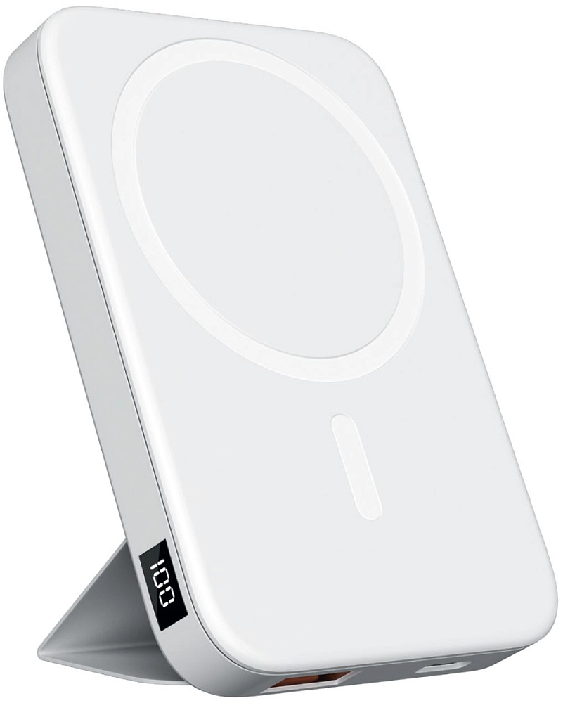 

moonfish Внешний аккумулятор Magsafe, 10000 мАч, soft-touch, белый