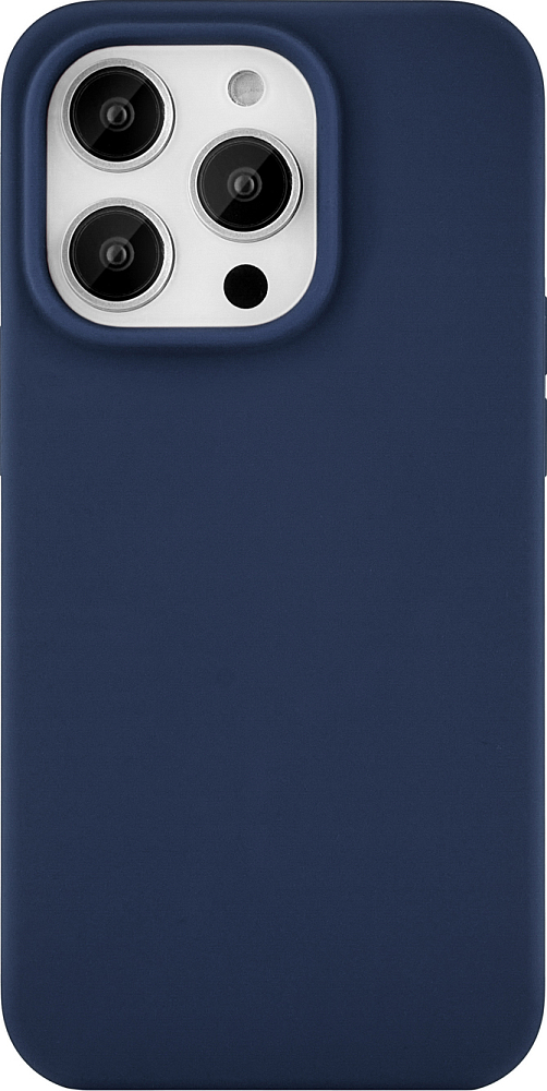 

uBear Чехол Touch Case для iPhone 14 Pro, soft-touch, тёмно‑синий