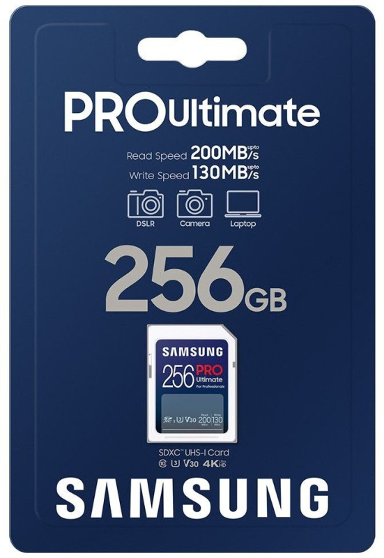 Карта памяти Samsung MicroSDXC PRO Ultimate, 256 ГБ Фото-2