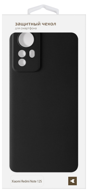 Чехол moonfish для Redmi Note 12S, силикон, черный Фото-4