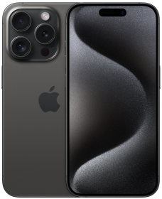 Apple iPhone 15 Pro SIM 512 ГБ, «титановый чёрный»
