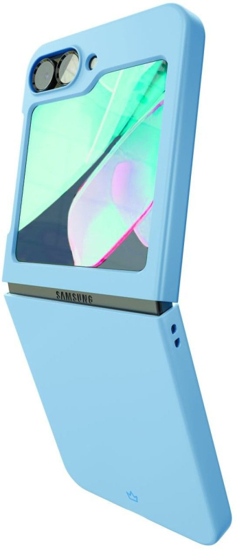 Чехол VLP Flex Case для Z Flip6, голубой Фото-2