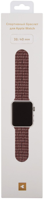 Ремешок moonfish для Apple Watch 38/40/41/42 мм, нейлон, дымчато-лиловый Фото-3