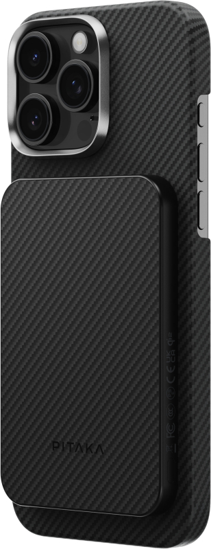 Аккумулятор Pitaka Power Bank Qi2, 5000mAh, черный Фото-5