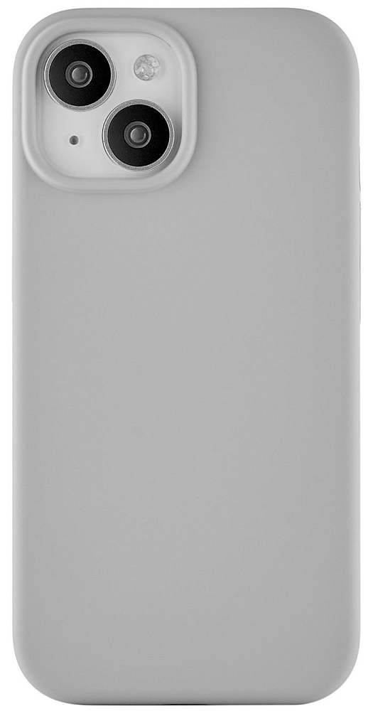 

Чехол uBear Touch Case для iPhone 15 MagSafe, soft-touch, серый, Чехол Touch Case для iPhone 15 MagSafe, soft-touch, серый