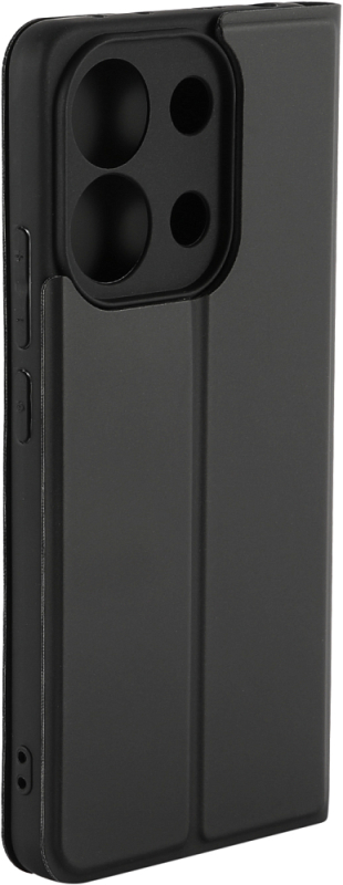 Чехол-книжка moonfish для Redmi Note 13, полиуретан, черный Фото-5