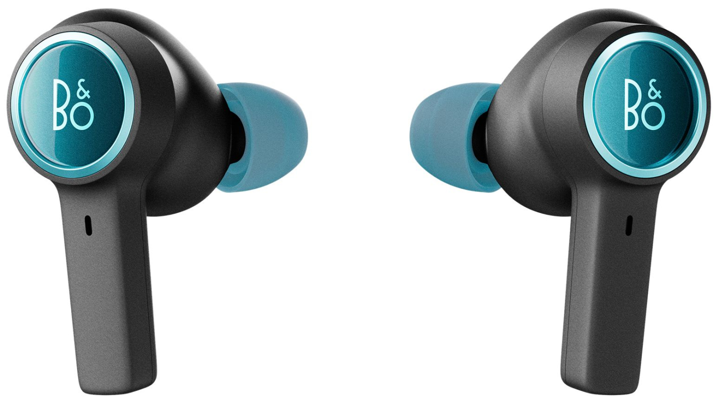 Беспроводные наушники Bang & Olufsen Beoplay EX, черный антрацит/голубой Фото-3