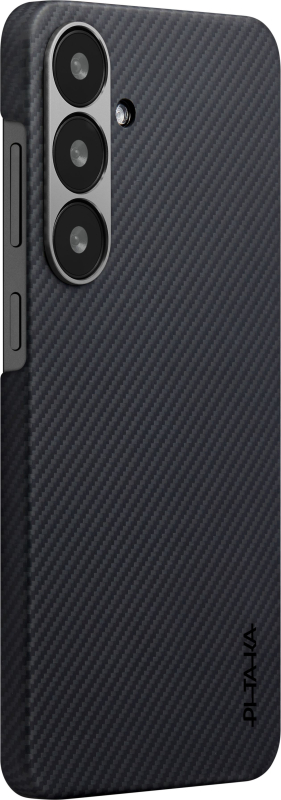 Чехол Pitaka Ultra-Slim для Galaxy S25, кевлар, черный Фото-3
