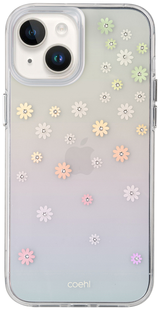 

Uniq Чехол COEHL Aster для iPhone 14 Plus, Spring Pink, Прозрачный