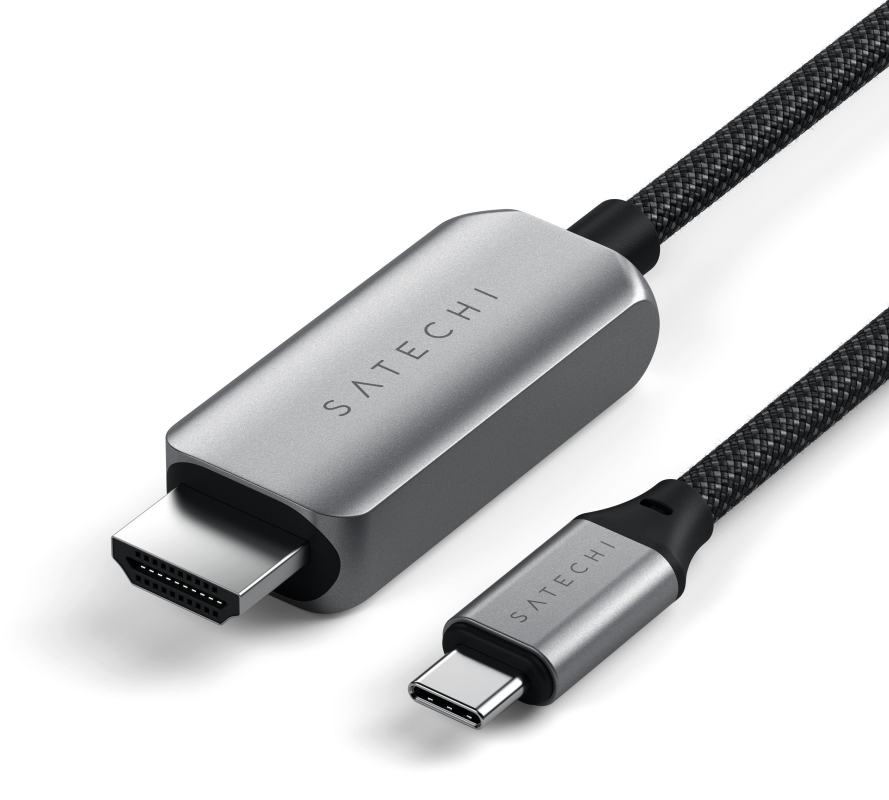 Кабель Satechi USB-C - HDMI, 2 м, серый космос Фото-2