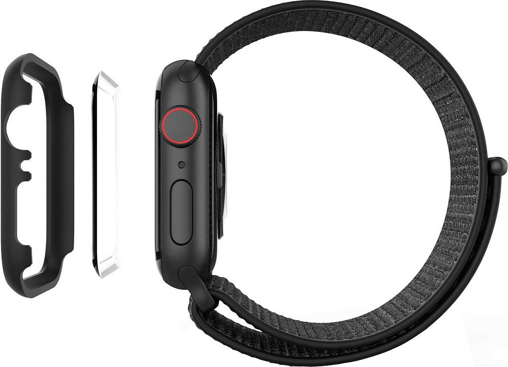 Стекло защитное DomeGlass для Apple Watch 4/5/6, 44 мм