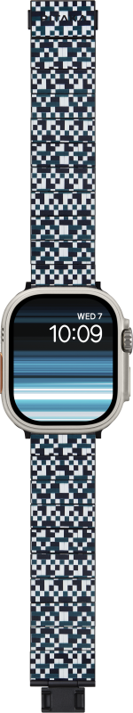 Ремешок Pitaka Mosaic для Apple Watch, 38/49 мм, карбон, черный Фото-5