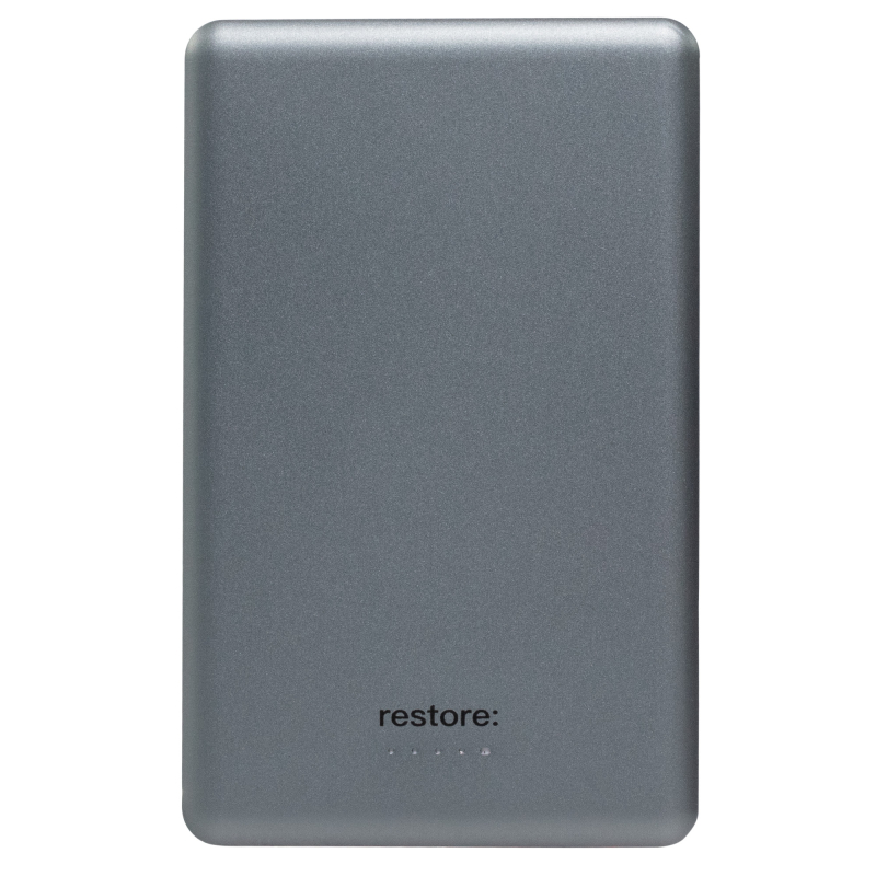 Внешний аккумулятор restore: hello, world! Magsafe, 5000 mAh, темно-серый